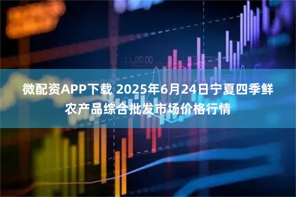 微配资APP下载 2025年6月24日宁夏四季鲜农产品综合批发市场价格行情